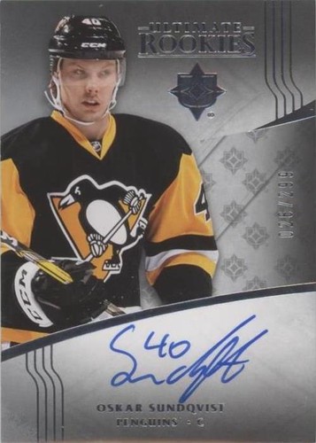 2016-17 Ultimate Collection - Oskar Sundqvist #135