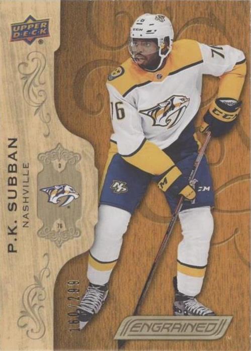 2018-19 Upper Deck Engrained - P. K. Subban #6