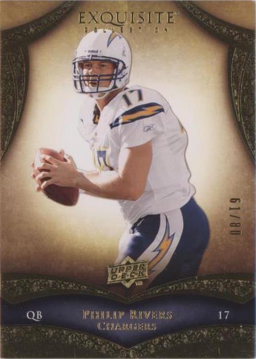 2009 Upper Deck Exquisite Collection Philip Rivers #16