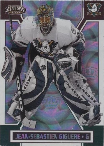 2002-03 Pacific Exclusive - Jean-Sebastien Giguere #1