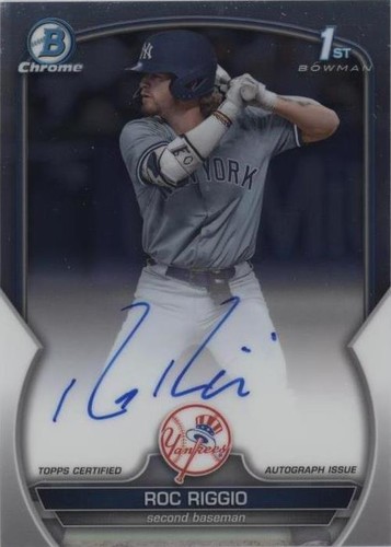 Roc Riggio 2023 Bowman Draft 1st Chrome Auto #CDA-RR Autograph 