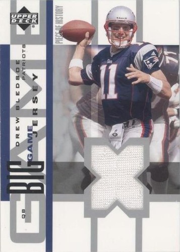 2002 Upper Deck Piece Of History Drew Bledsoe #BGJ-DB