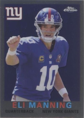 2015 Topps Chrome Eli Manning #T60-EM