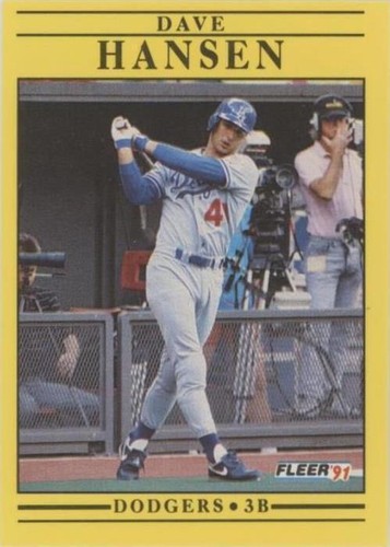 1991 Fleer - Dave Hansen #203