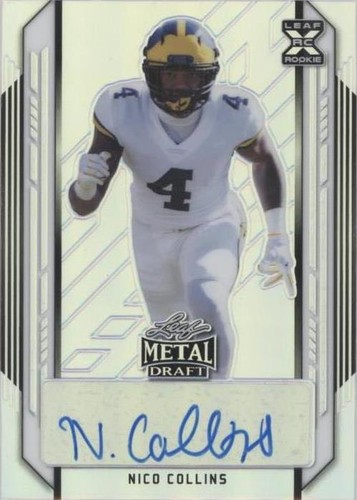 2021 Leaf Metal Draft Nico Collins #BA-NC1