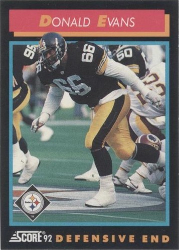 1992 Score Donald Evans #414