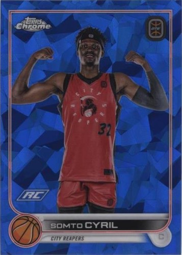 2022-23 Topps Chrome OTE Overtime Elite Sapphire Edition - Somto Cyril #48