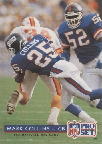 1992 Pro Set Mark Collins #263