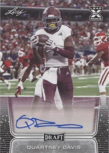 2020 Leaf Draft Quartney Davis #BA-QD1