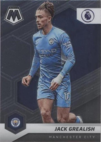 2021-22 Panini Mosaic Premier League Jack Grealish Silver #15 Card