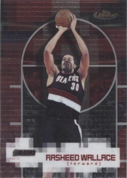 2000-01 Topps Finest - Rasheed Wallace #106