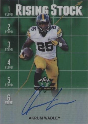 2018 Leaf Valiant Akrum Wadley #RS-AW1