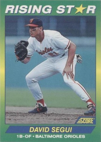 1992 Score 100 Hottest Rookies - David Segui #33