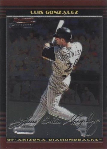 2002 Bowman Chrome - Luis Gonzalez #95