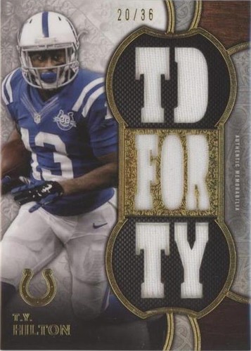 2015 Topps Triple Threads T.Y. Hilton #TTR-TH3
