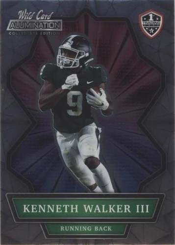 2021 Wild Card Alumination NIL Collegiate Edition Kenneth Walker III #ANBC-50