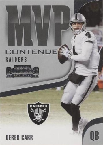 2018 Panini Contenders Derek Carr #MVP-12