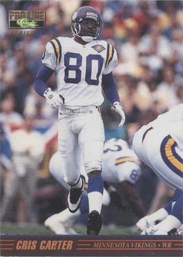 1995 Classic Pro Line Series II Cris Carter #II-7