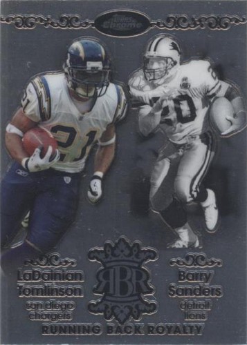 2007 Topps Chrome Barry Sanders LaDainian Tomlinson #RBRD-TS