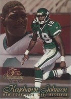 1997 Flair Showcase Keyshawn Johnson #35