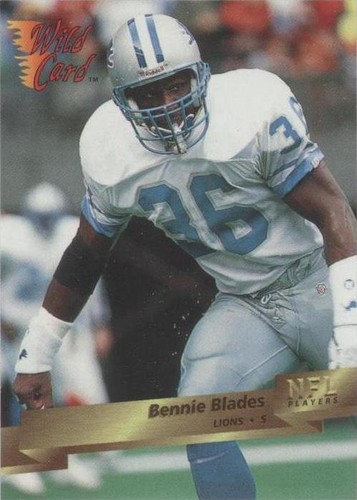 1993 Wild Card Bennie Blades #120