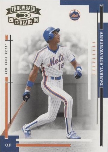 2004 Donruss Throwback Threads - Darryl Strawberry #217