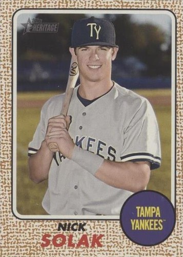 2017 Topps Heritage Minor League Edition - Nick Solak #63