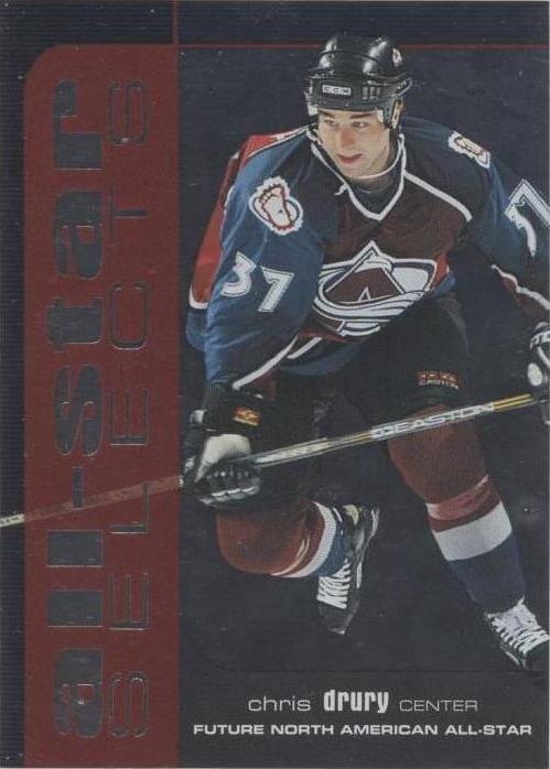 1999-00 In the Game Be A Player Memorabilia - Chris Drury #SL-19