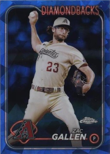 プレイアーデン 2024 Topps Chrome X-Fractor Zac Gallen #147 Arizona