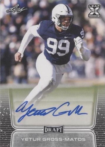 2020 Leaf Draft Yetur Gross-Matos #BA-YGM