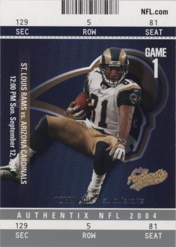 2004 Fleer Authentix Torry Holt #33