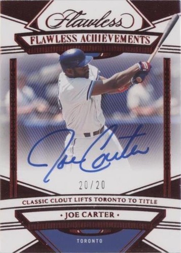 2023 Panini Flawless - Joe Carter #FA-JC