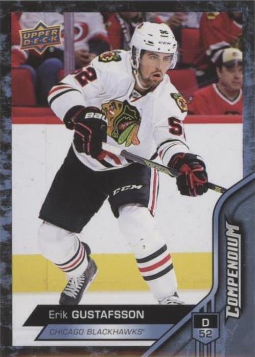 2016-17 Upper Deck Compendium - Erik Gustafsson #58