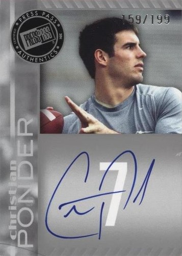 2011 Press Pass Christian Ponder #PPS-CP