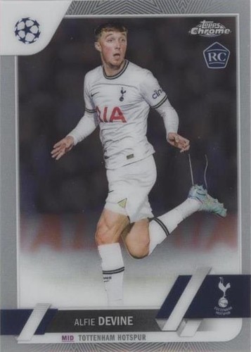 2022-23 Topps Chrome UEFA Club Competitions Alfie Devine #129