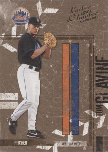 2004 Donruss Leather & Lumber - Tom Glavine #93