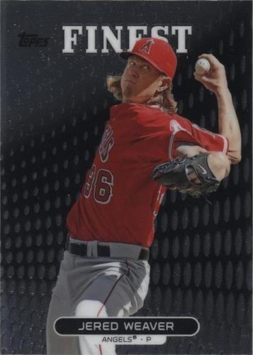 2013 Topps Finest - Jered Weaver #63