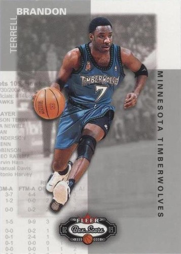 2002-03 Fleer Box Score - Terrell Brandon #36