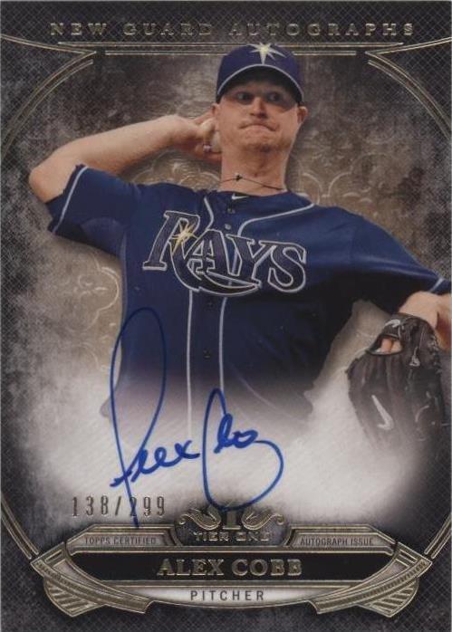 Topps Tier One 2015 - Alex Cobb #NGA-ACB
