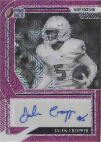 2022 Leaf Pro Set Metal Jalen Cropper #BW-JC1