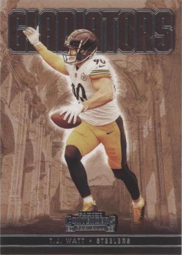 2022 Panini Contenders T.J. Watt #GLD-TJW