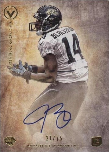 2012 Topps Valor Justin Blackmon #LA-JB