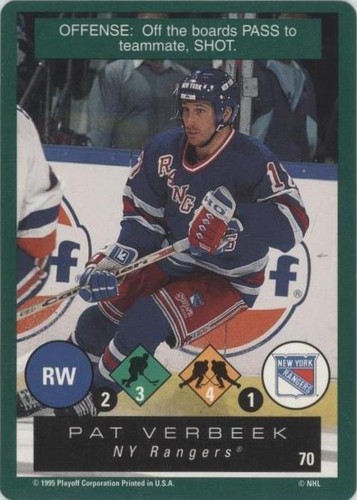 1995-96 Playoff One on One Challenge - Pat Verbeek #70