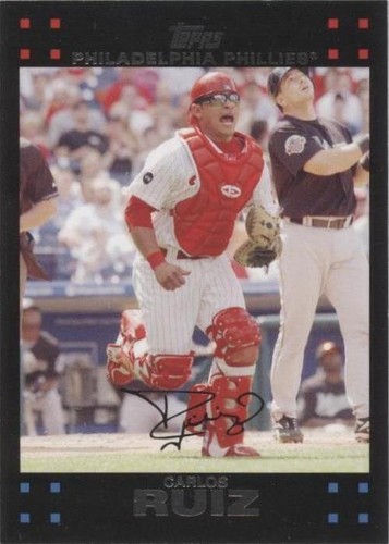2007 Topps Updates & Highlights - Carlos Ruiz #UH99