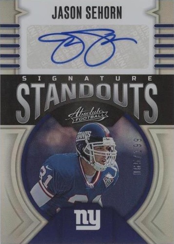 2023 Panini Absolute Jason Sehorn #SS-11