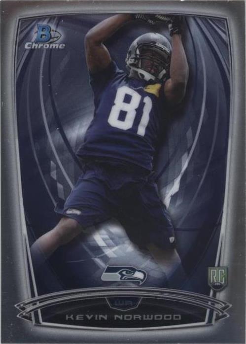2014 Bowman Chrome Kevin Norwood #206