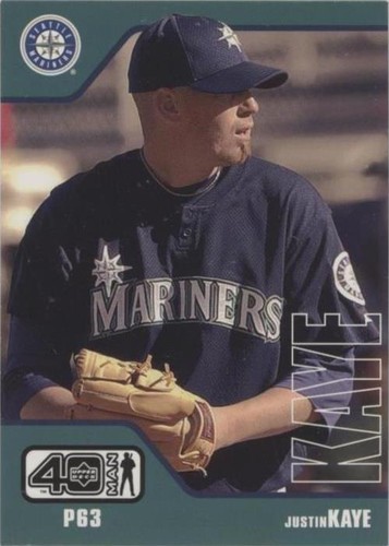 2002 Upper Deck 40 Man - Justin Kaye #189