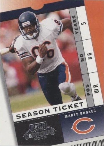 2003 Playoff Contenders Marty Booker #56