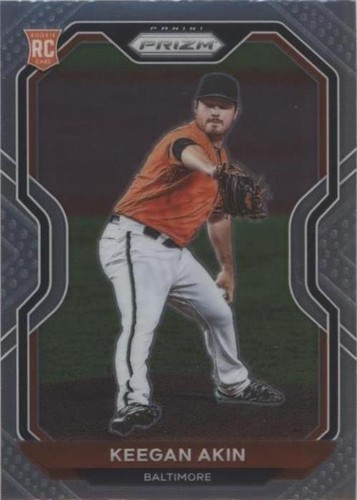 2021 5998A Panini Prizm Keegan Akin Rookie Baltimore Orioles #14