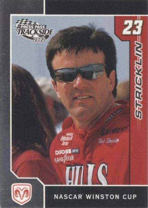 2002 Press Pass Trackside - Hut Stricklin #36